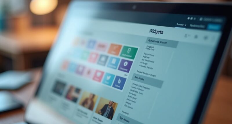 adding widgets to wordpress